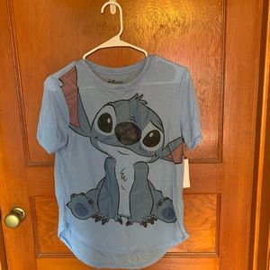 Blue stitch shirt